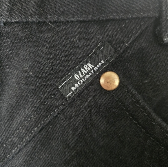Ozark Mountain Jeans Womens (32x31) Tall Bareback High Rise Black 90s VTG Rodeo - Picture 3 of 10